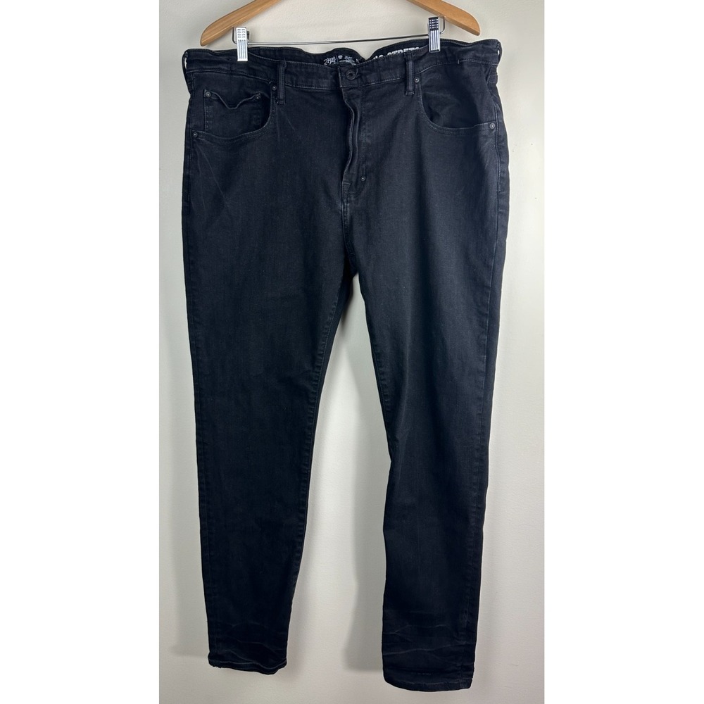 Prps Windsor Tapered Skinny Fit Jeans Black Men's Size 42 Stretch Streetwear - Picture 2 of 16